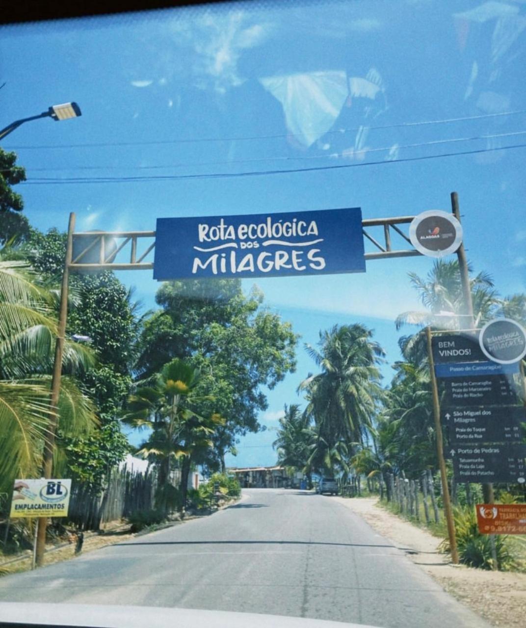 Pousada E Restaurante O Portuga São Miguel dos Milagres 外观 照片